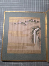 Load image into Gallery viewer, Gajō shunjū sansui to kyūchū heian bijin-zu (Picture Album: Spring and Autumn Landscapes and Heian Beauty at the Imperial Court), Circa 1720-1760. Three Yamato-E Paintings and Two Pages of Decorated Calligraphy by the Tosa School Head