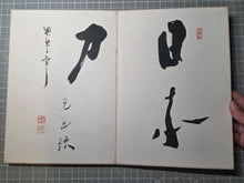 Load image into Gallery viewer, A Compiled Painting Album of Different Artists, Assembled Circa 1940. Compiled works from the Joseon Dynasty, Meiji to Showa Periods (Circa 1890-1950), with 11 Pages of Ink Wash Paintings Including Mount Fuji, and 19 Pages of Fine Calligraphy