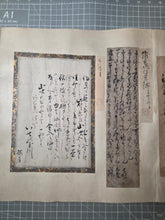 Load image into Gallery viewer, Otekagami (Atlas of Revered Hands), Circa 770-1668. An Extraordinary Survivor of Manuscript Collecting, with 38 Pieces of Calligraphy and Art Attributed to Daimyos, Famed Monks, Poets, and More