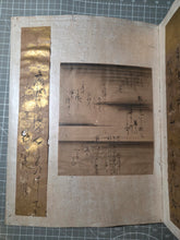 Load image into Gallery viewer, Calligraphy Album of Waka Poetry and Calligraphy, Circa 1630-1673. 32 Pieces of Beautifully Painted and Illuminated Calligraphy, belonging to the Great-Grandson of Akechi Mitsuhide, Killer of Nobunaga Oda