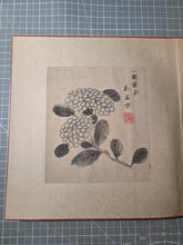 Load image into Gallery viewer, A Late Edo Period Painting Album, Circa 1800-1864. 22 Beautiful Paintings and Calligraphy Examples on Paper and Silk. Landscapes, Floral Arrangements, and More, Including One by a Rinpa School Artist