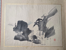 Load image into Gallery viewer, A Late Edo Period Painting Album, Circa 1800-1864. 22 Beautiful Paintings and Calligraphy Examples on Paper and Silk. Landscapes, Floral Arrangements, and More, Including One by a Rinpa School Artist
