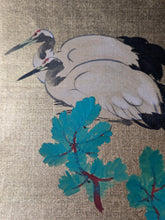 Load image into Gallery viewer, Kin Shikishi (Gold Shikishi), Circa 1890-1940. Sixteen Golden Paintings on Silk by Talented Artists of the Meiji to Showa Periods, Including Landscapes, Animals, and the Deity Fukurokuju