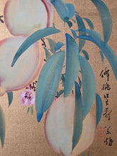 Load image into Gallery viewer, Kin Shikishi (Gold Shikishi), Circa 1890-1940. Sixteen Golden Paintings on Silk by Talented Artists of the Meiji to Showa Periods, Including Landscapes, Animals, and the Deity Fukurokuju