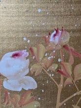 Load image into Gallery viewer, Kin Shikishi (Gold Shikishi), Circa 1890-1940. Sixteen Golden Paintings on Silk by Talented Artists of the Meiji to Showa Periods, Including Landscapes, Animals, and the Deity Fukurokuju