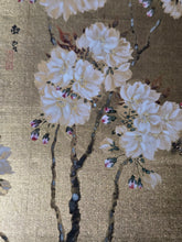 Load image into Gallery viewer, Kin Shikishi (Gold Shikishi), Circa 1890-1940. Sixteen Golden Paintings on Silk by Talented Artists of the Meiji to Showa Periods, Including Landscapes, Animals, and the Deity Fukurokuju
