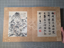Load image into Gallery viewer, A Late Edo to Taisho Period Painting Album, Circa 1800-1926. 62 Pieces of Beautiful Landscapes and Calligraphy by Various Artists, including two Masters of Japanese Calligraphy and the Founder of One of Japan’s Oldest Women’s Universities