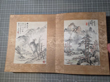 Load image into Gallery viewer, A Late Edo to Taisho Period Painting Album, Circa 1800-1926. 62 Pieces of Beautiful Landscapes and Calligraphy by Various Artists, including two Masters of Japanese Calligraphy and the Founder of One of Japan’s Oldest Women’s Universities