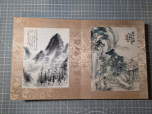 Load image into Gallery viewer, A Late Edo to Taisho Period Painting Album, Circa 1800-1926. 62 Pieces of Beautiful Landscapes and Calligraphy by Various Artists, including two Masters of Japanese Calligraphy and the Founder of One of Japan’s Oldest Women’s Universities