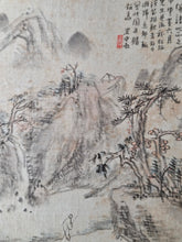 Load image into Gallery viewer, A Late Edo to Taisho Period Painting Album, Circa 1800-1926. 62 Pieces of Beautiful Landscapes and Calligraphy by Various Artists, including two Masters of Japanese Calligraphy and the Founder of One of Japan’s Oldest Women’s Universities