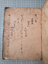 Load image into Gallery viewer, Hyakunin Isshu (One Hundred People, One Poem Each), Circa 1600-1700. An Early Manuscript Edition of this Famous Poetry Anthology, Written on Multicolored Paper