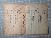 Load image into Gallery viewer, Hyakunin Isshu (One Hundred People, One Poem Each), Circa 1600-1700. An Early Manuscript Edition of this Famous Poetry Anthology, Written on Multicolored Paper