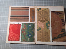 Load image into Gallery viewer, Kodai Gire (Ancient Fabrics), 19th Century. Two Albums of Brocade Fabric Sample Books, with 164 Large Samples, Dating Circa 1600-1868
