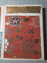Load image into Gallery viewer, Kodai Gire (Ancient Fabrics), 19th Century. Two Albums of Brocade Fabric Sample Books, with 164 Large Samples, Dating Circa 1600-1868