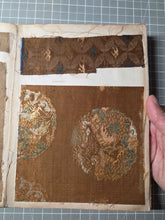 Load image into Gallery viewer, Kodai Gire (Ancient Fabrics), 19th Century. Two Albums of Brocade Fabric Sample Books, with 164 Large Samples, Dating Circa 1600-1868