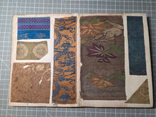 Load image into Gallery viewer, Kodai Gire (Ancient Fabrics), 19th Century. Two Albums of Brocade Fabric Sample Books, with 164 Large Samples, Dating Circa 1600-1868