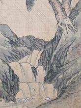 Load image into Gallery viewer, A Collection of 22 Silk Paintings in Early Ukiyo-E Style, Circa 1750-1800. Various Paintings of Figures and Landscapes, 10 Depicting Women in Various Roles, from Shinto Priest, Courtesan, and More
