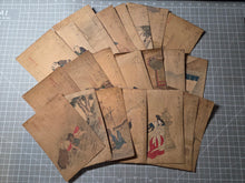Load image into Gallery viewer, A Collection of 22 Silk Paintings in Early Ukiyo-E Style, Circa 1750-1800. Various Paintings of Figures and Landscapes, 10 Depicting Women in Various Roles, from Shinto Priest, Courtesan, and More