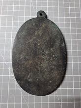 Load image into Gallery viewer, A Copper Fumi-E, Depicting the Virgin Mary and Infant Jesus, Surrounded by Worshippers, Circa 1650-1750. An Early Example of a Stepping Stone Used by the Shogunate to Make Christian Worshippers Renounce Faith in Japan