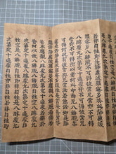 Load image into Gallery viewer, Daihannyaharamita-kyo (The Great Prajñāpāramitā Sūtra Volumes 151 and 196). Circa 1200-1333. Two Kamakura Period, Kasuga-Ban Fascicles of the Great Perfection of Wisdom Sutra, with Proofreading Inscriptions of the Oei Era