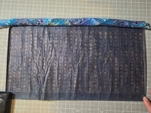 Load image into Gallery viewer, A Large Kyōgire (Sutra Fragment), Circa 800-1185. A 27-Line Sutra Fragment of the Heian Period, Illuminated Manuscript on Indigo Dyed Paper