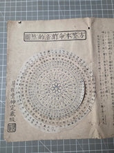 Load image into Gallery viewer, Fang Jian Benming na yin de sha tu (Fang Jian’s Birth Chart of Na Yin), 1804. Printed Birth Chart for Fang Jiang, with a Working I Ching Divination Diagram and Na Yin Elements Explained. Extraordinarily Rare, With No Comparable Examples Found on Worldcat