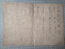 Load image into Gallery viewer, Fang Jian Benming na yin de sha tu (Fang Jian’s Birth Chart of Na Yin), 1804. Printed Birth Chart for Fang Jiang, with a Working I Ching Divination Diagram and Na Yin Elements Explained. Extraordinarily Rare, With No Comparable Examples Found on Worldcat