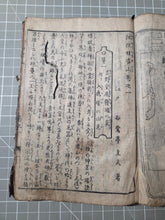 Load image into Gallery viewer, Onyo Imoseyama (The Mountains of Husband and Wife), 1812. An Extremely Rare Illustrated Hokusai Text, with Fifty-Six Full Page Woodblock Illustrations. Complete Set of Six Volumes