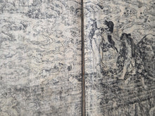 Load image into Gallery viewer, Onyo Imoseyama (The Mountains of Husband and Wife), 1812. An Extremely Rare Illustrated Hokusai Text, with Fifty-Six Full Page Woodblock Illustrations. Complete Set of Six Volumes