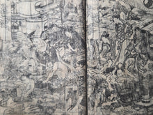 Load image into Gallery viewer, Onyo Imoseyama (The Mountains of Husband and Wife), 1812. An Extremely Rare Illustrated Hokusai Text, with Fifty-Six Full Page Woodblock Illustrations. Complete Set of Six Volumes