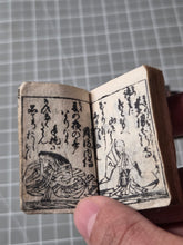 Load image into Gallery viewer, Hyakunin Isshu (One Hundred Poets, One Hundred Poems), Circa 1750-1850. A Rare Miniature Edition of Teika’s Compiled Work, with 68 Tiny Woodblock Illustrations of Poets and Poetry