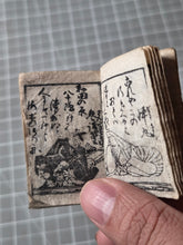 Load image into Gallery viewer, Hyakunin Isshu (One Hundred Poets, One Hundred Poems), Circa 1750-1850. A Rare Miniature Edition of Teika’s Compiled Work, with 68 Tiny Woodblock Illustrations of Poets and Poetry