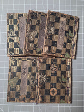 Load image into Gallery viewer, Goyozeiten’no Gyohitsu (Emperor Go-Yōzei Handwriting), 1586(?). An Exceptional Set of Five Brocade Bound Miniature Painting Albums, by the 107th Emperor of Japan. 74 Beautiful Pages of Paintings