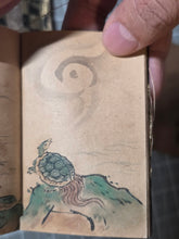 Load image into Gallery viewer, Goyozeiten’no Gyohitsu (Emperor Go-Yōzei Handwriting), 1586(?). An Exceptional Set of Five Brocade Bound Miniature Painting Albums, by the 107th Emperor of Japan. 74 Beautiful Pages of Paintings