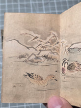 Load image into Gallery viewer, Goyozeiten’no Gyohitsu (Emperor Go-Yōzei Handwriting), 1586(?). An Exceptional Set of Five Brocade Bound Miniature Painting Albums, by the 107th Emperor of Japan. 74 Beautiful Pages of Paintings