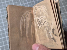 Load image into Gallery viewer, Goyozeiten’no Gyohitsu (Emperor Go-Yōzei Handwriting), 1586(?). An Exceptional Set of Five Brocade Bound Miniature Painting Albums, by the 107th Emperor of Japan. 74 Beautiful Pages of Paintings