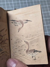 Load image into Gallery viewer, Goyozeiten’no Gyohitsu (Emperor Go-Yōzei Handwriting), 1586(?). An Exceptional Set of Five Brocade Bound Miniature Painting Albums, by the 107th Emperor of Japan. 74 Beautiful Pages of Paintings