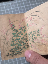 Load image into Gallery viewer, Goyozeiten’no Gyohitsu (Emperor Go-Yōzei Handwriting), 1586(?). An Exceptional Set of Five Brocade Bound Miniature Painting Albums, by the 107th Emperor of Japan. 74 Beautiful Pages of Paintings
