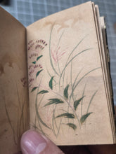 Load image into Gallery viewer, Goyozeiten’no Gyohitsu (Emperor Go-Yōzei Handwriting), 1586(?). An Exceptional Set of Five Brocade Bound Miniature Painting Albums, by the 107th Emperor of Japan. 74 Beautiful Pages of Paintings