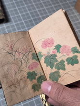 Load image into Gallery viewer, Goyozeiten’no Gyohitsu (Emperor Go-Yōzei Handwriting), 1586(?). An Exceptional Set of Five Brocade Bound Miniature Painting Albums, by the 107th Emperor of Japan. 74 Beautiful Pages of Paintings