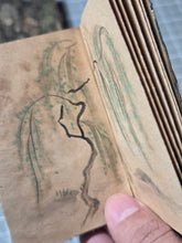 Load image into Gallery viewer, Goyozeiten’no Gyohitsu (Emperor Go-Yōzei Handwriting), 1586(?). An Exceptional Set of Five Brocade Bound Miniature Painting Albums, by the 107th Emperor of Japan. 74 Beautiful Pages of Paintings