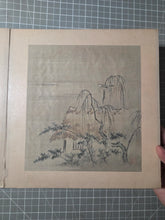 Load image into Gallery viewer, A Painting Album of Bird Landscapes and Calligraphy, Circa 1650-1750. 24 Illuminated Leaves of Calligraphy and Silk Paintings