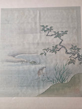 Load image into Gallery viewer, A Painting Album of Bird Landscapes and Calligraphy, Circa 1650-1750. 24 Illuminated Leaves of Calligraphy and Silk Paintings