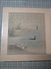 Load image into Gallery viewer, A Painting Album of Bird Landscapes and Calligraphy, Circa 1650-1750. 24 Illuminated Leaves of Calligraphy and Silk Paintings