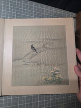 Load image into Gallery viewer, A Painting Album of Bird Landscapes and Calligraphy, Circa 1650-1750. 24 Illuminated Leaves of Calligraphy and Silk Paintings