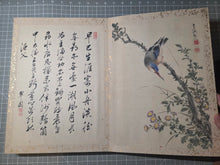 Load image into Gallery viewer, A Late Edo Period Painting Album, Circa 1800-1858. 35 Beautiful Paintings and Calligraphy Examples on Paper and Silk. Landscapes, Floral Arrangements, Birds and More