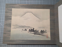 Load image into Gallery viewer, Fujisan Jū ni kei no zu (Twelve Views of Mount Fuji), Circa 1877-1890. 12 Magnificent Silk Paintings of Different Views of Mount Fuji, with a Calligraphic Preface by a Painter of the Mori School
