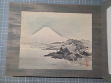 Load image into Gallery viewer, Fujisan Jū ni kei no zu (Twelve Views of Mount Fuji), Circa 1877-1890. 12 Magnificent Silk Paintings of Different Views of Mount Fuji, with a Calligraphic Preface by a Painter of the Mori School
