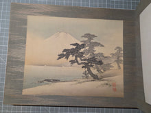 Load image into Gallery viewer, Fujisan Jū ni kei no zu (Twelve Views of Mount Fuji), Circa 1877-1890. 12 Magnificent Silk Paintings of Different Views of Mount Fuji, with a Calligraphic Preface by a Painter of the Mori School