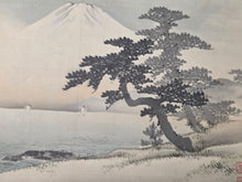 Load image into Gallery viewer, Fujisan Jū ni kei no zu (Twelve Views of Mount Fuji), Circa 1877-1890. 12 Magnificent Silk Paintings of Different Views of Mount Fuji, with a Calligraphic Preface by a Painter of the Mori School